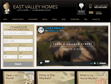 Tablet Screenshot of eastvalleyhomes.com